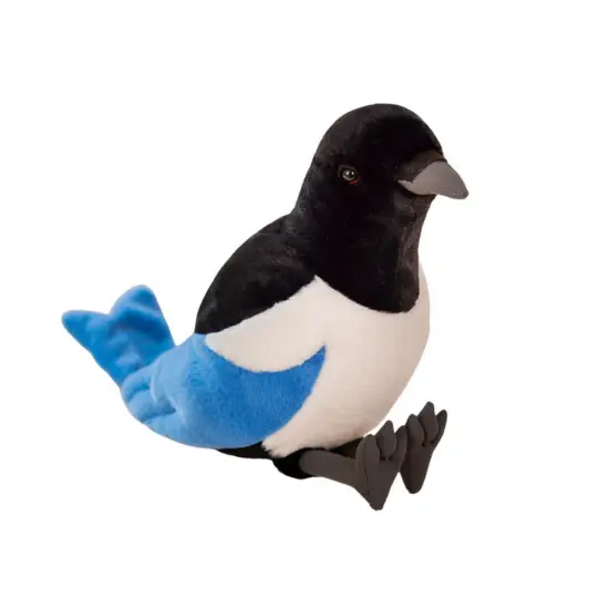 Plush Mascot Eurasian Magpie Blue 30cm Pliušiniai žaislai
