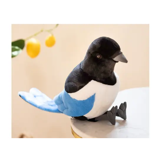 Plush Mascot Eurasian Magpie Blue 30cm Pliušiniai žaislai
