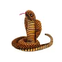 Плюшевая коричневая змея