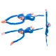 Plush Monkey Mascot with Sound, Blue 80 cm Pliušiniai žaislai