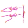 Plush Monkey Mascot with Sound, Pink 80 cm Pliušiniai žaislai