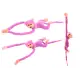 Plush Monkey Mascot with Sound, Pink 80 cm Pliušiniai žaislai
