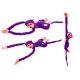 Plush Monkey Mascot with Sound, Purple 80 cm Pliušiniai žaislai