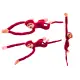 Plush Monkey Mascot with Sound, Red 80 cm Pliušiniai žaislai