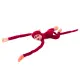 Plush Monkey Mascot with Sound, Red 80 cm Pliušiniai žaislai