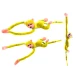Plush Monkey Mascot with Sound, Yellow 60 cm Pliušiniai žaislai