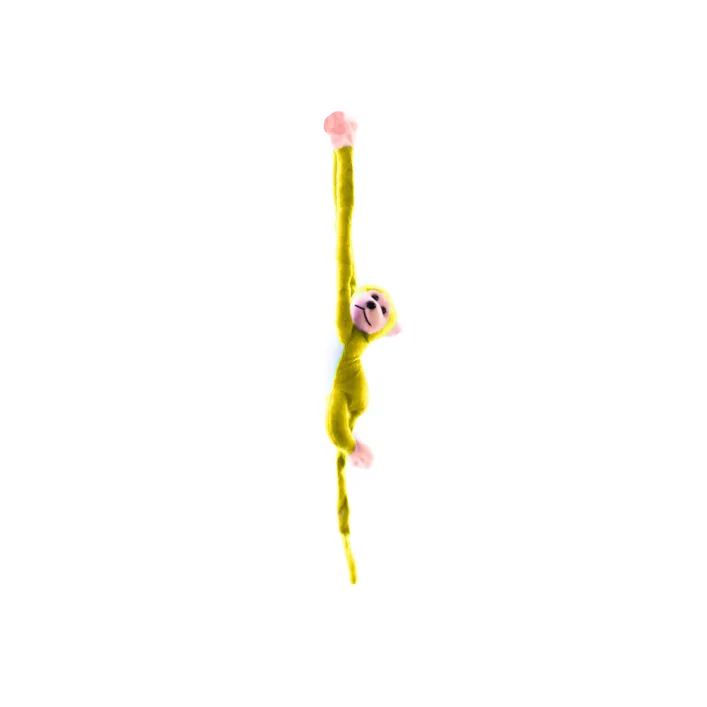 Plush Monkey Mascot with Sound, Yellow 80 cm Plush toys
