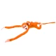 Plush Monkey with Baby Mascot, Orange with Sound 70 cm Pliušiniai žaislai