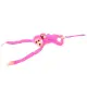 Plush Monkey with Baby Mascot, pink, 70 cm Pliušiniai žaislai