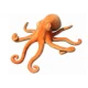 Plush Octopus Plushie Mascot Orange 55cm Pliušiniai žaislai