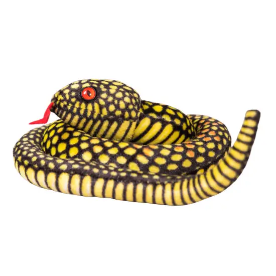 Plush Snake Mascot Yellow 100 cm Pliušiniai žaislai
