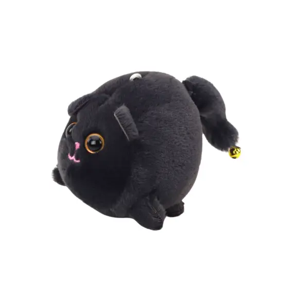 Plush Stretched Cat Jumping Mascot Black Pliušiniai žaislai
