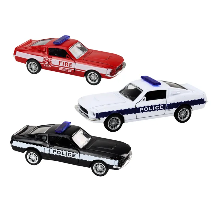 Police Car Fire Department Privileged Vehicles 1:32 Mix Žaisliniai automobiliai