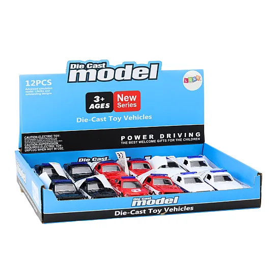 Police Car Fire Department Privileged Vehicles 1:32 Mix Žaisliniai automobiliai