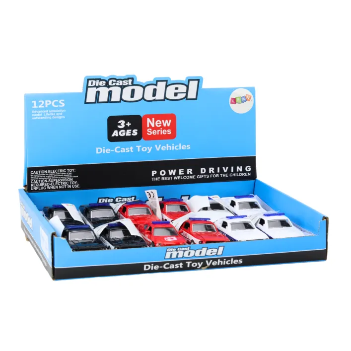 Police Car Fire Department Privileged Vehicles 1:32 Mix Žaisliniai automobiliai