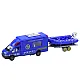Police Rescue Car Boat Truck Helicopter Blue Set Žaisliniai automobiliai