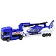 Police Rescue Car Boat Truck Helicopter Blue Set Žaisliniai automobiliai