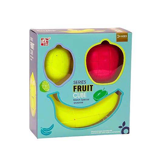 Puzzle Fruits Puzzle Cubes Educational Apple Banana Lemon Magic Lavinamieji