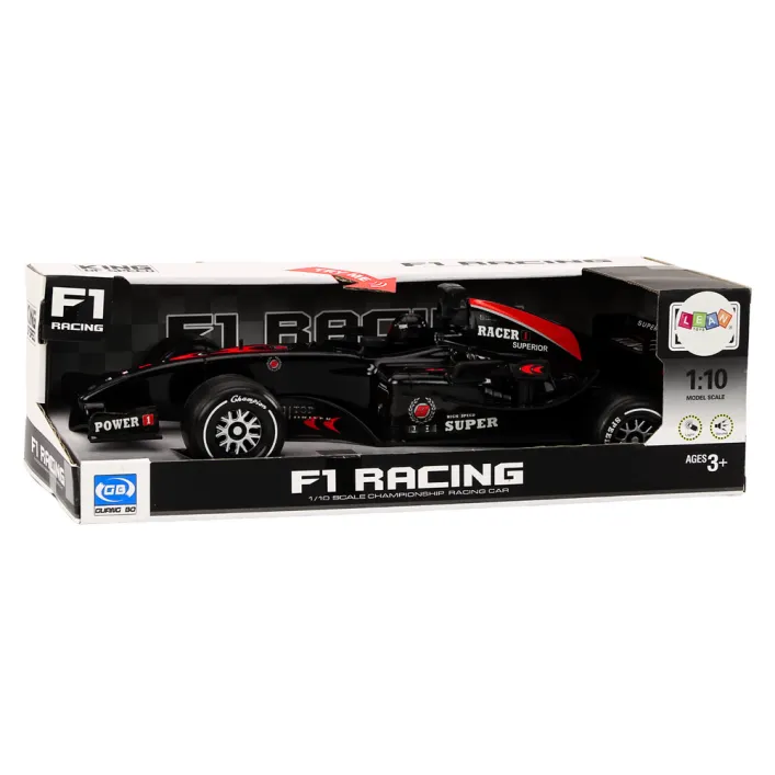 Racer Sports Car F1 Driven 1:10 Black Sounds Žaisliniai automobiliai