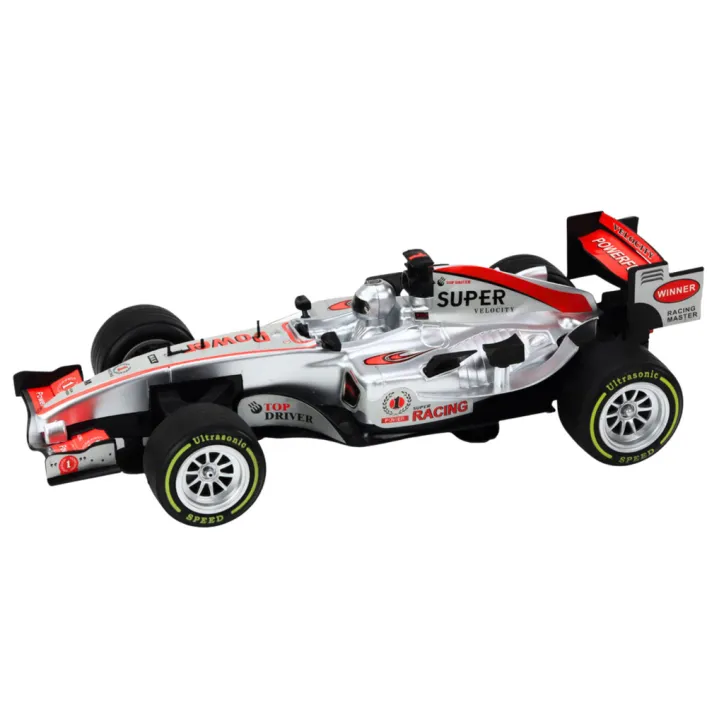 Racer Sports Car With 1:9 Drive Silver Sounds Žaisliniai automobiliai