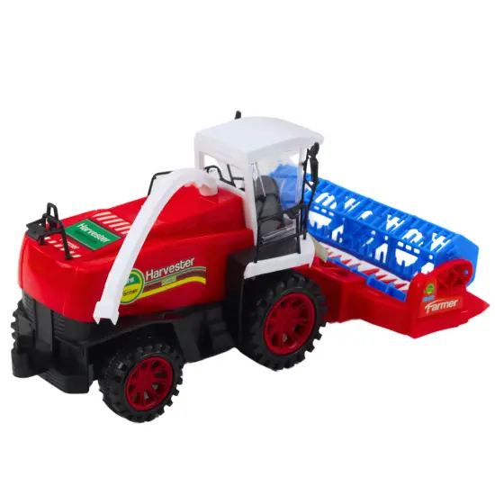 Combine Harvester Farm Agricultural Header Drive Red Žaisliniai automobiliai