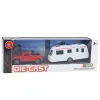 Set of Metal Car with Camper Trailer Red Žaisliniai automobiliai