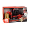 Red Forklift 1:16 Moving Forks Sounds Lights Žaisliniai automobiliai