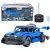 Blue remote-controlled car