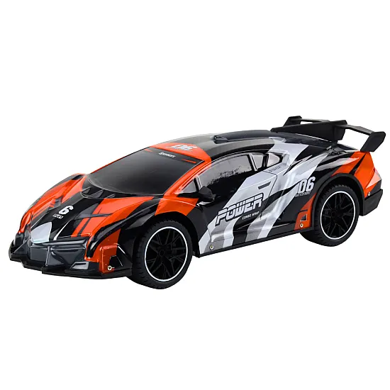 Remote Controlled Sports Car RC 1:10 Orange Speed ​​up to 25 km/h Žaisliniai automobiliai