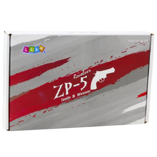 Revolveris ZP-5 putų šoviniams ir gelio kamuoliams su skydu ir dėklu Šautuvai