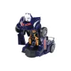 Robot Car Police Navy Blue 2in1 Transformation Žaisliniai automobiliai