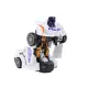 Robot Car Police White 2in1 Transformation Žaisliniai automobiliai