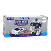 Robot Car Police White 2in1 Transformation Žaisliniai automobiliai