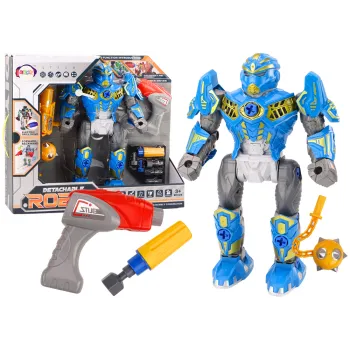 Eelnevalt valmistatud sinine robot