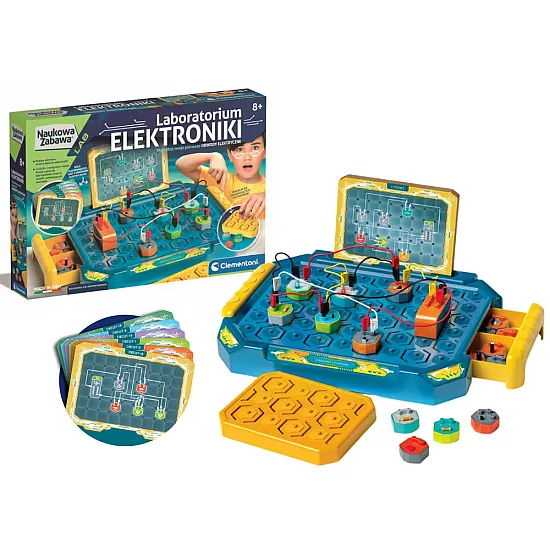 Science Fun Electronics Laboratory Polish Language Clementoni 50727 Lavinamieji