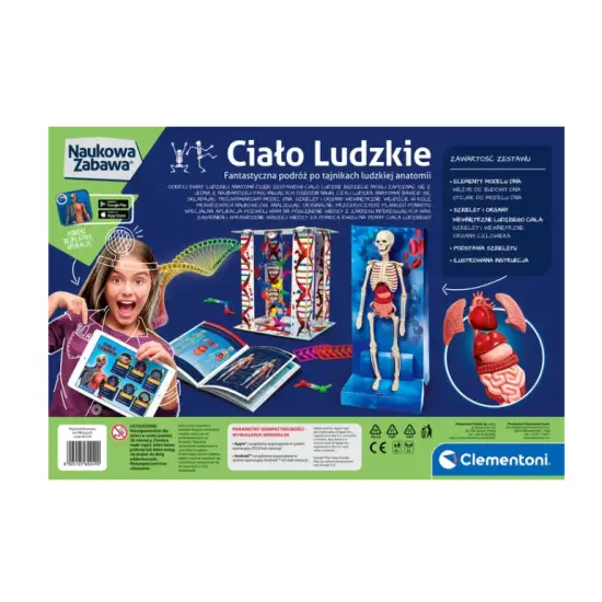 Žmogaus kūnas lenkų kalba Clementoni 60249 Lavinamieji