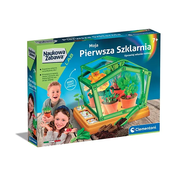 Mano pirmoji šiltnamio laboratorija, lenkų kalba Clementoni 50861 Lavinamieji