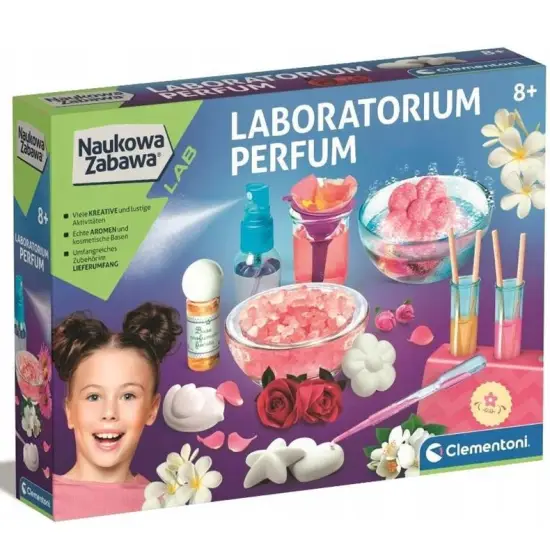 Mokslas ir žaidimas: kvepalų laboratorija lenkų kalba Clementoni 50887 Lavinamieji