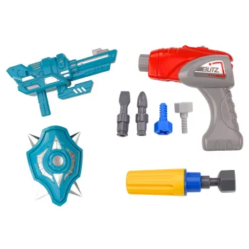 Czerwony prefabrykowany robot
