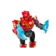 Raudonas surenkamas robotas