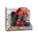 Raudonas surenkamas robotas