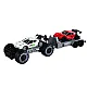 Set: White Off-Road Car, Red Sports Car, Tow Truck Žaisliniai automobiliai