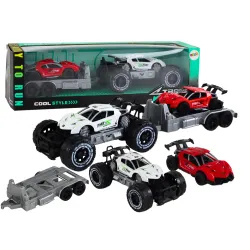 Didelis automobilio rinkinys su priekaba