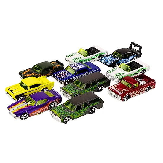 Set of Car Spring Springs 1:64 Metal 10 pcs Žaisliniai automobiliai