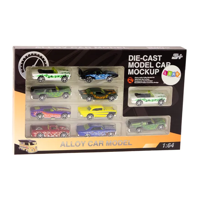Set of Car Spring Springs 1:64 Metal 10 pcs Žaisliniai automobiliai