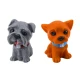 Šuniukų figūrėlės 6 vnt. Gyvūnų figurėlės