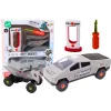 Set of Modern Car with Quad for Disassembly DIY Gray Žaisliniai automobiliai