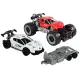 Set of Red Off-Road Car and White Sports Car Tow Truck Žaisliniai automobiliai