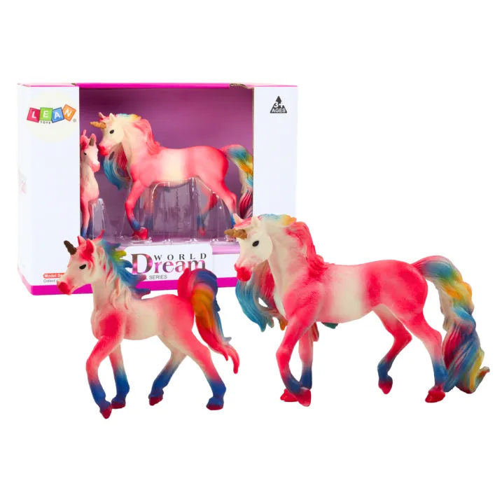 Collectible pink unicorn figurines Animal figurines