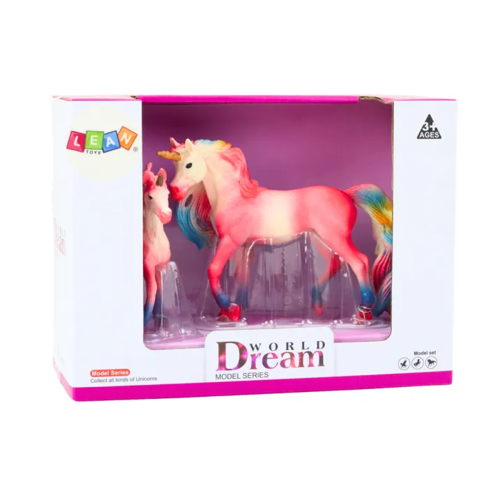 Collectible pink unicorn figurines Animal figurines